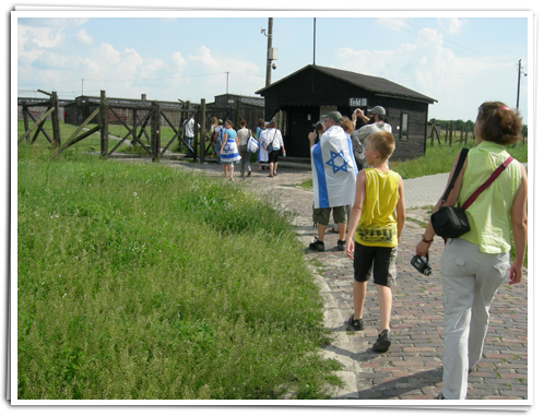 Entrance to Majdanek death-camp - 2009